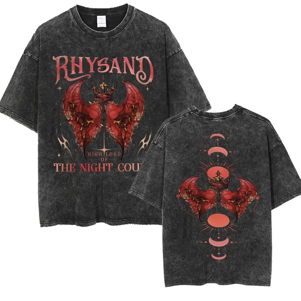 Vintage Washed Acotar T-Shirt - Oversized Graphic Tee