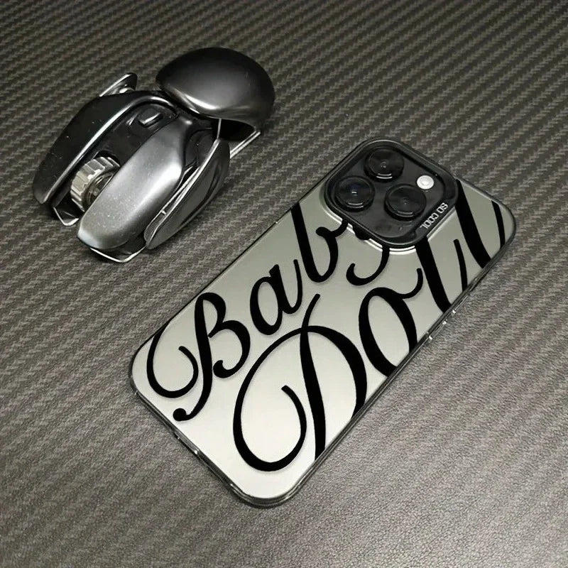 Elegant English Letters Phone Case - Premium Design