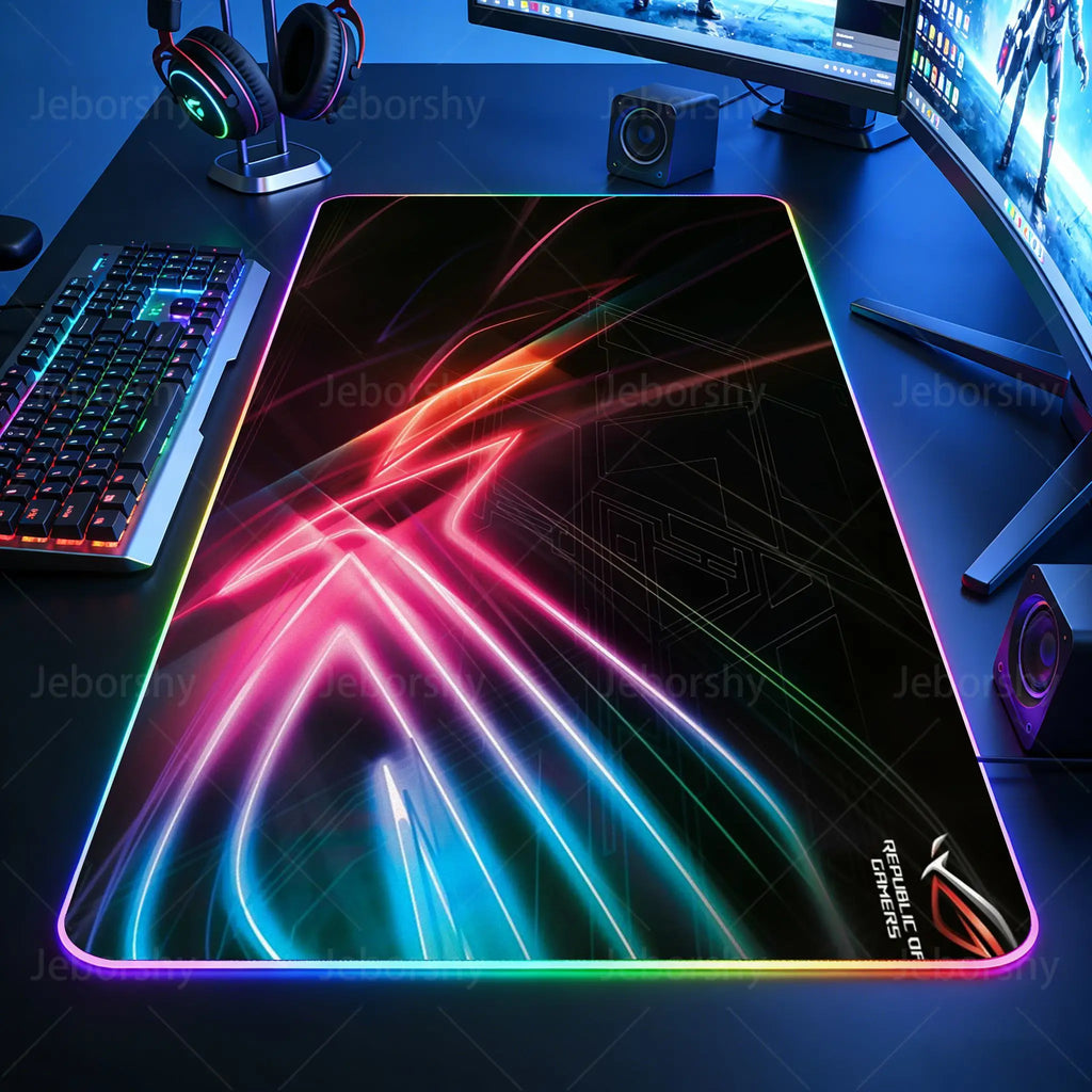 Premium RGB Gaming Mouse Pad – XXL Anime Desk Mat