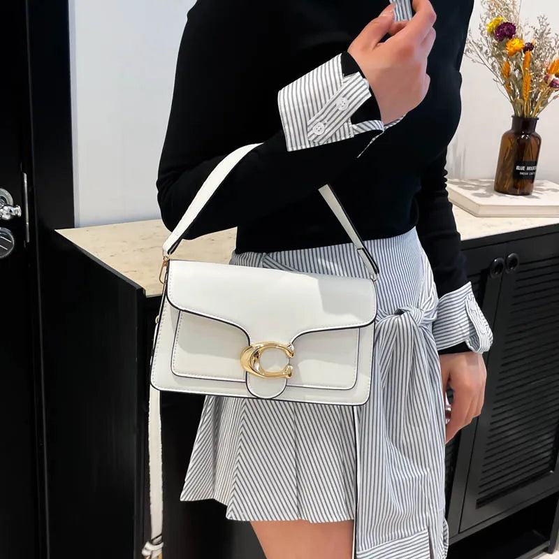 Elegant Minimalist Leather Crossbody Bag for Women