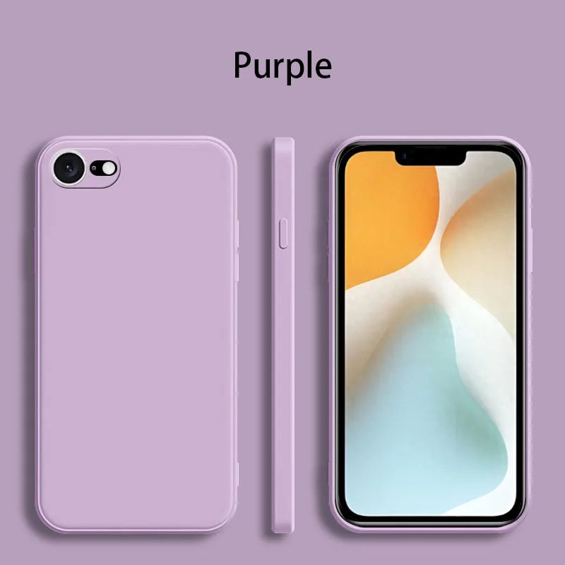 Luxury Silicone iPhone Case - Shockproof & Original Fit