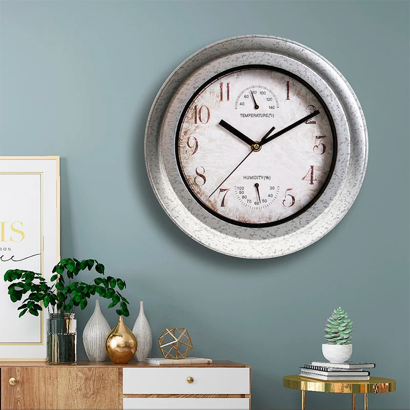 Premium Waterproof Wall Clock - Silent & Stylish Decor