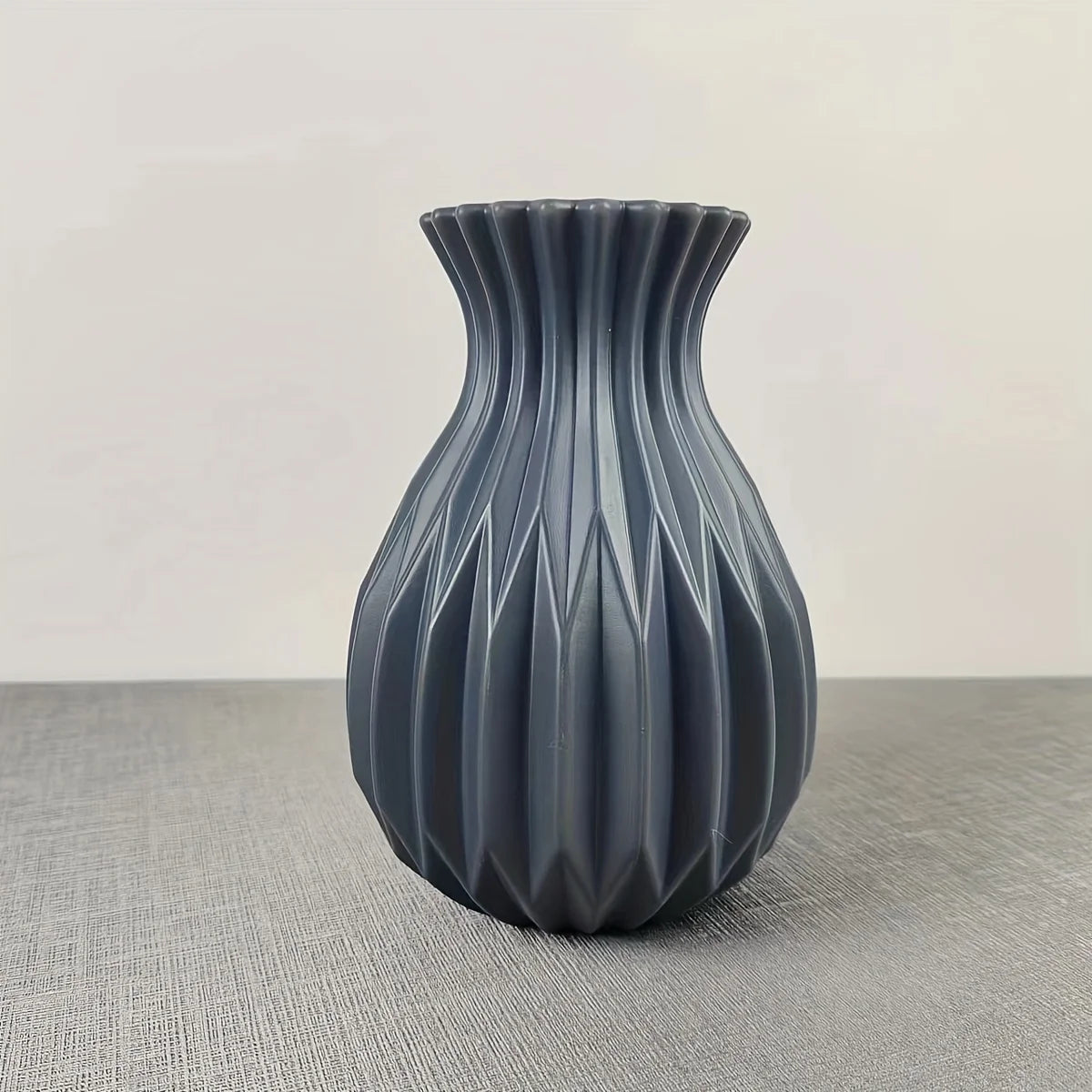 Elegant Plastic Home Vase - Modern Minimalist Decor