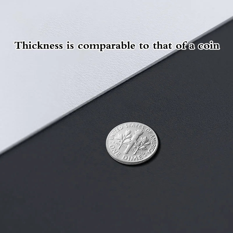 Premium Small Leather Mouse Pad - Non-Slip & Waterproof