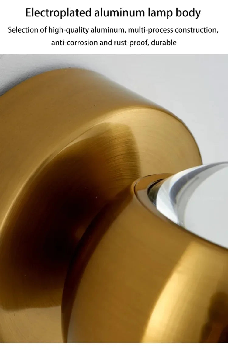 Elegant Glass Wall Sconce - Modern Art Lighting