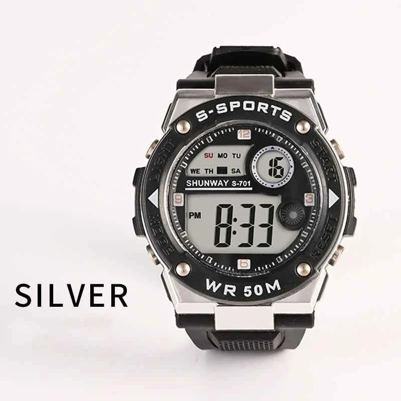 Premium Digital Sports Watch - Waterproof & Luminous