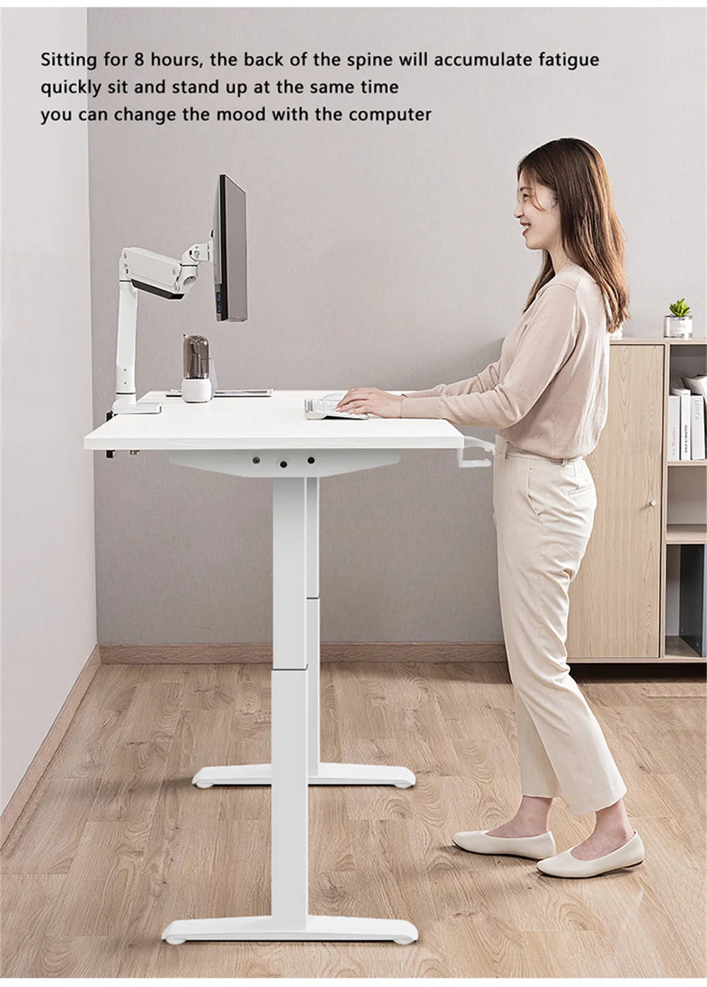 Premium Electric Standing Desk - Height Adjustable Motion Desk