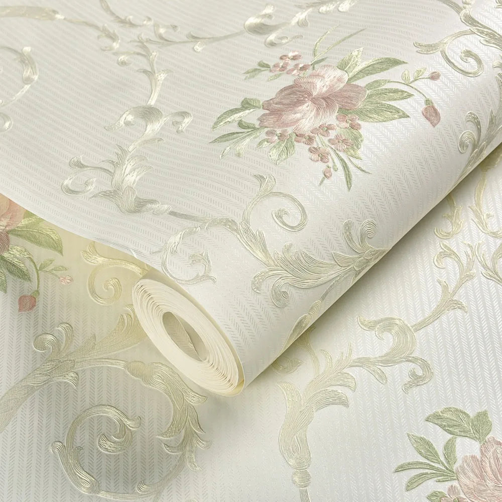 Elegant 3D Flower Wall Stickers - Self-Adhesive Decor
