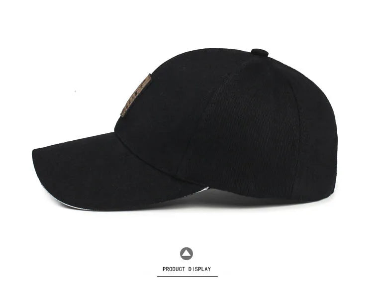 Premium Structured Baseball Cap - Solid Snapback Sunhat