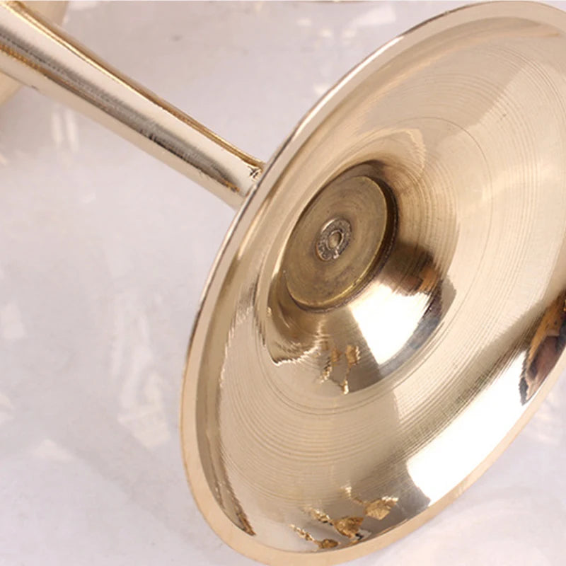 Elegant Pure Brass Wine Glass - Handmade Small Goblet