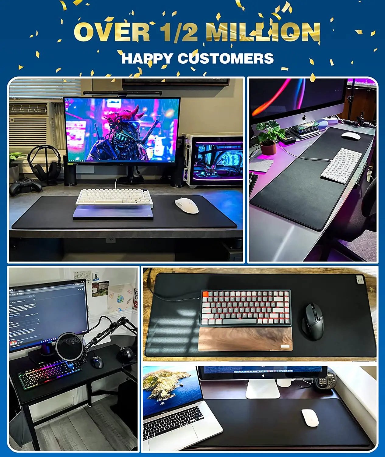 Premium XXL Gaming Mouse Pad - Extended Desk Mat