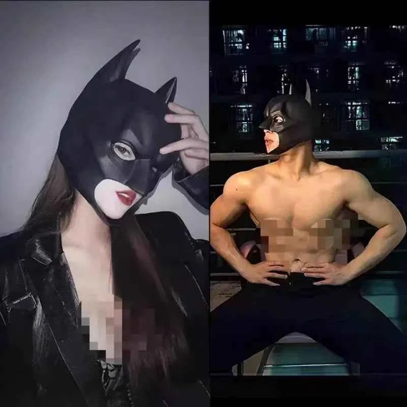 Premium Bat Superhero Mask - Dark Knight Cosplay Cowl