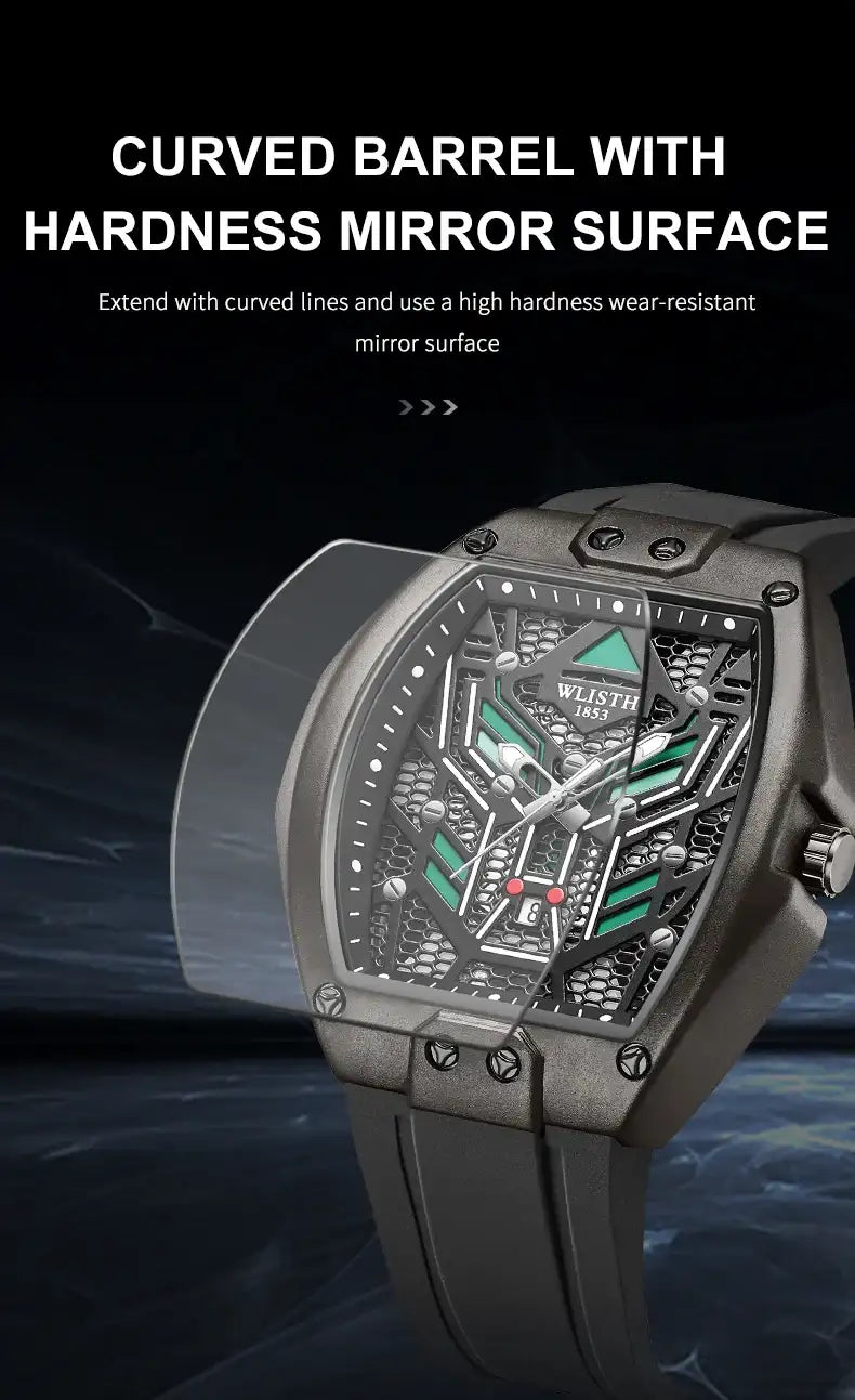Luxury Men's Luminous Quartz Watch - Waterproof & Trendy