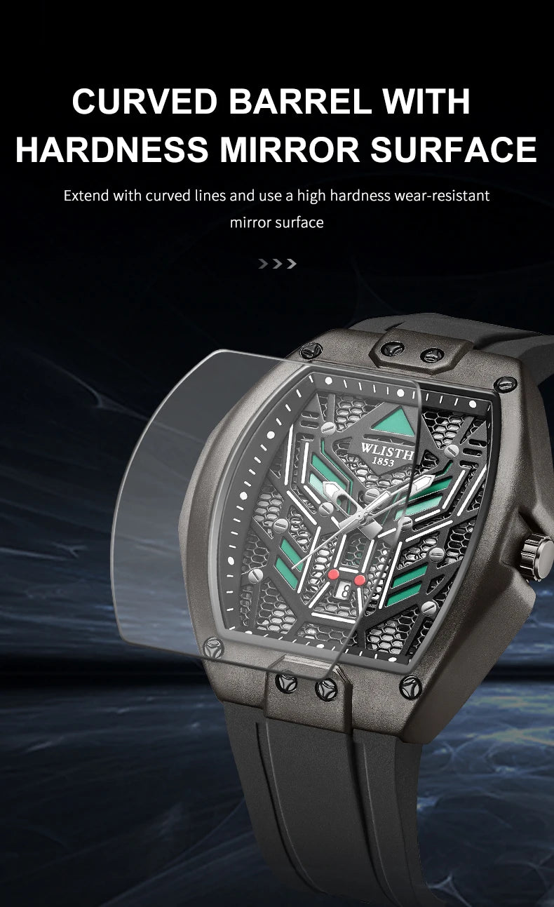 Luxury Men's Luminous Quartz Watch - Waterproof & Trendy