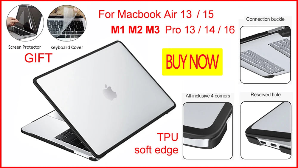 Premium Laptop Sleeve Case - Universal Fit for MacBook & PC