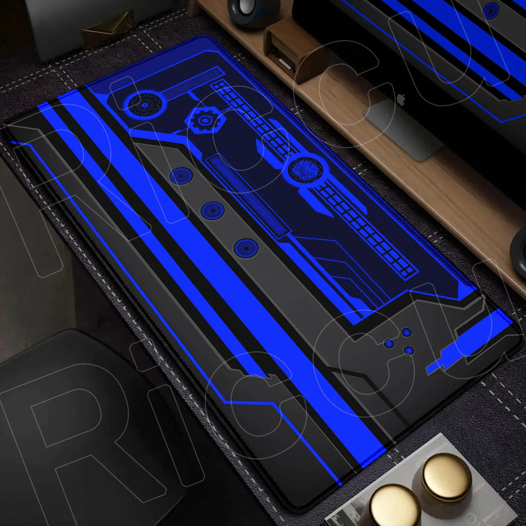 Premium HD Sci-Fi Gaming Mouse Pad - Large Desk Mat