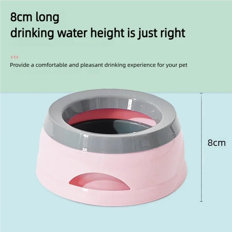 Premium No Spill Pet Bowl - Floating Water Feeder