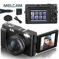 Compact Vlogging Camera - 4K 48MP Flip Screen & Anti-Shake