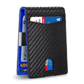 Luxury Carbon Fiber Wallet - Slim RFID Blocking Card Holder