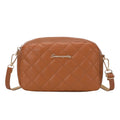 Tassel Embroidery Crossbody Bag - Chic Lingge Plaid Camera Bag with Chain Strap for Women - Tulique