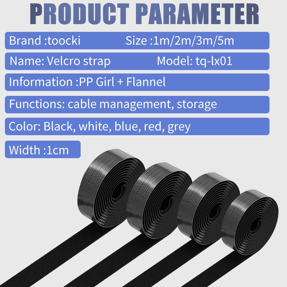 Tearable Cable Ties - Premium Reusable Cord Organizer for USB & Data Cables