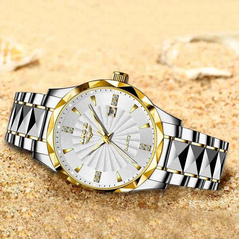 Elegant Women's Luxury Quartz Watch - Waterproof & Luminous