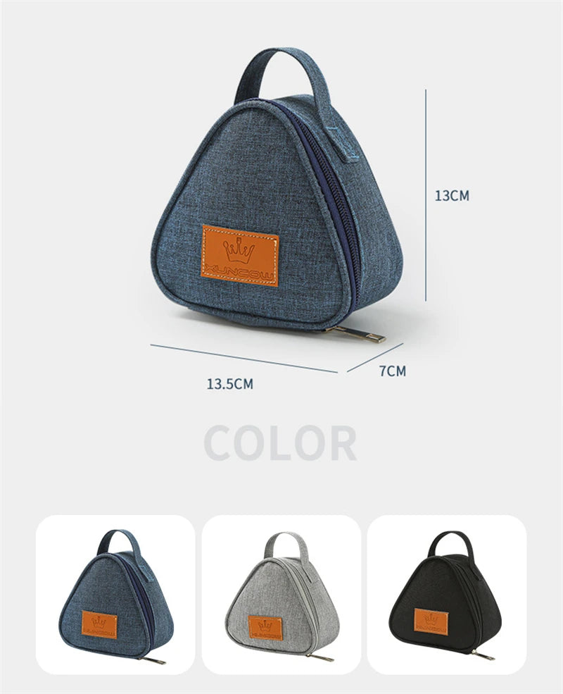 Mini Insulated Lunch Bag - Portable Thermal Cooler Tote for Bento Boxes, Rice Balls, Snacks & Student Lunches - Tulique