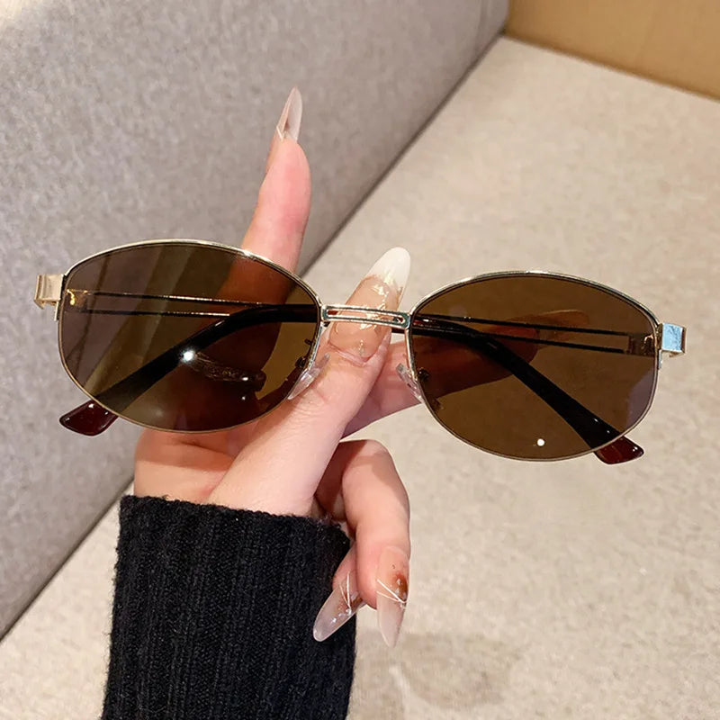 Retro Metal Sunglasses - Premium UV Protection Eyewear