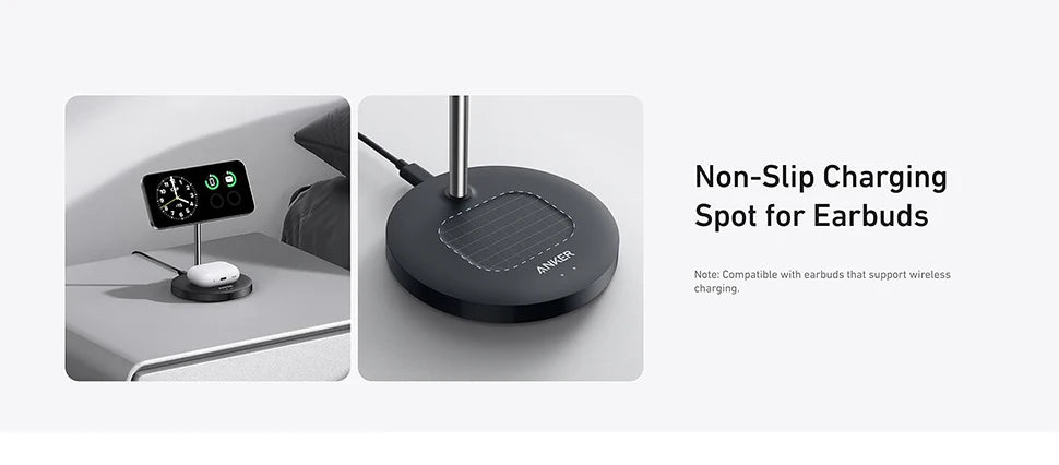 Premium Qi2 Wireless Charger Stand - Fast 15W Magnetic Charging