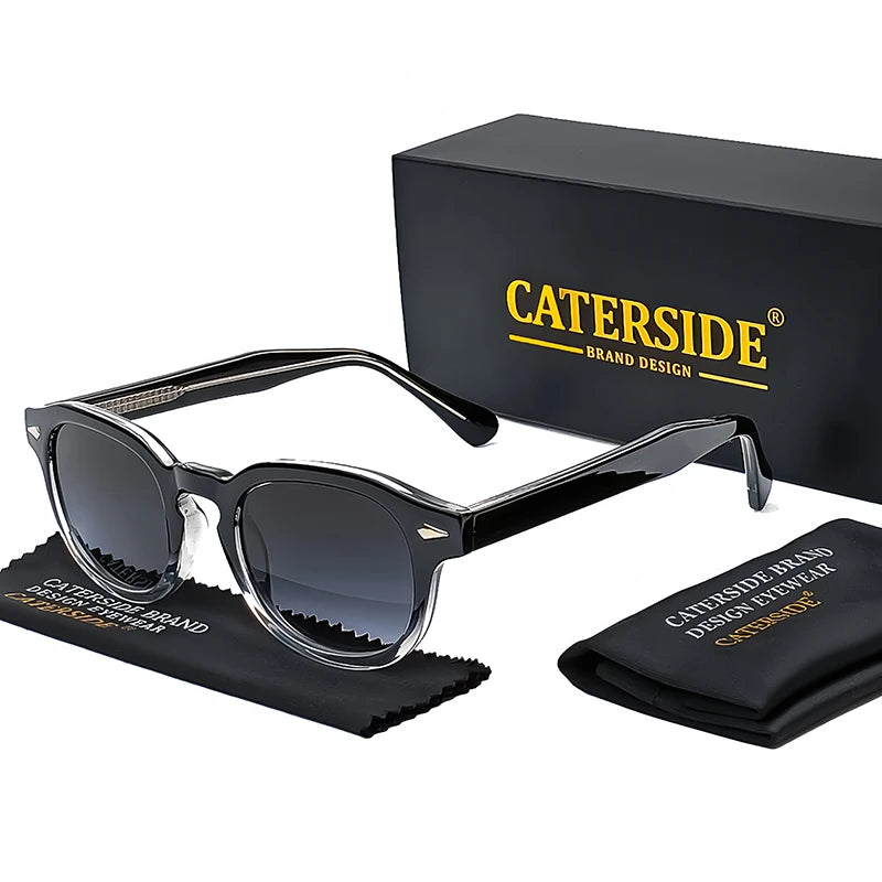 Retro Round Sunglasses - Premium UV400 Vintage Eyewear