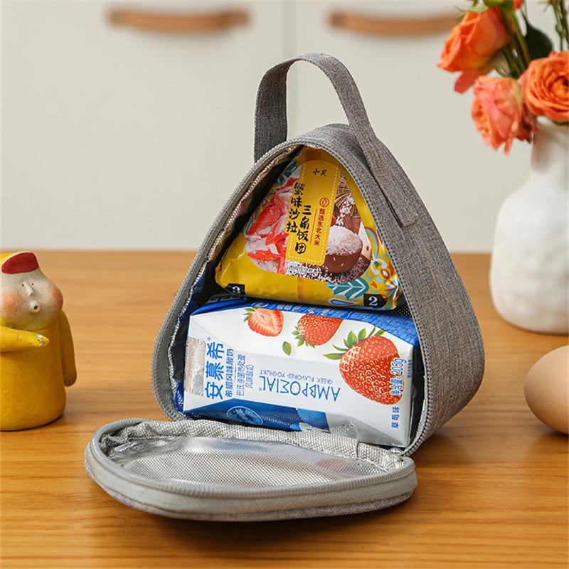 Mini Insulated Lunch Bag - Portable Thermal Cooler Tote for Bento Boxes, Rice Balls, Snacks & Student Lunches - Tulique