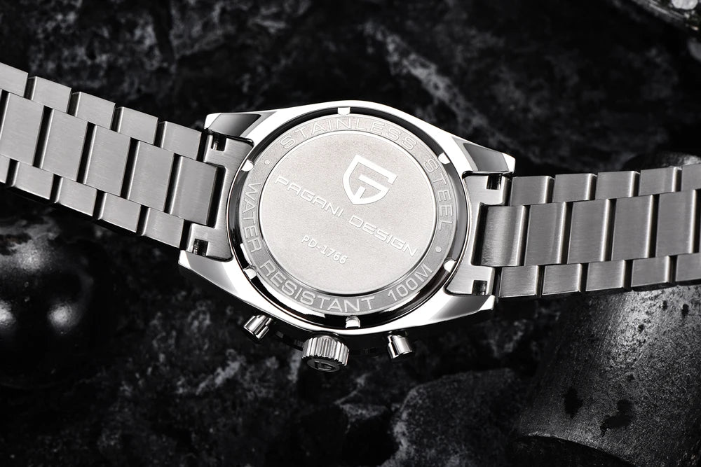 Luxury Men's Quartz Watch - Chronograph Sapphire