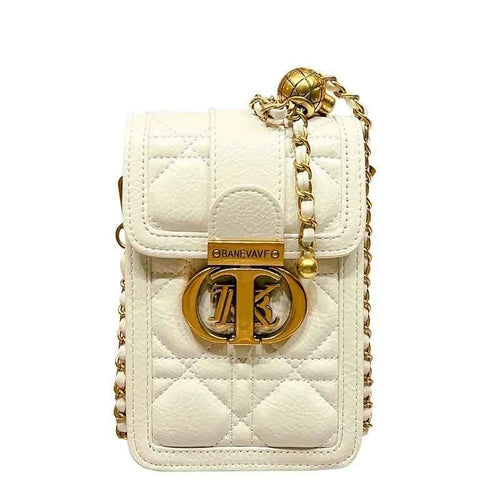 Elegant Mini Chain Bag - Luxury Designer Crossbody