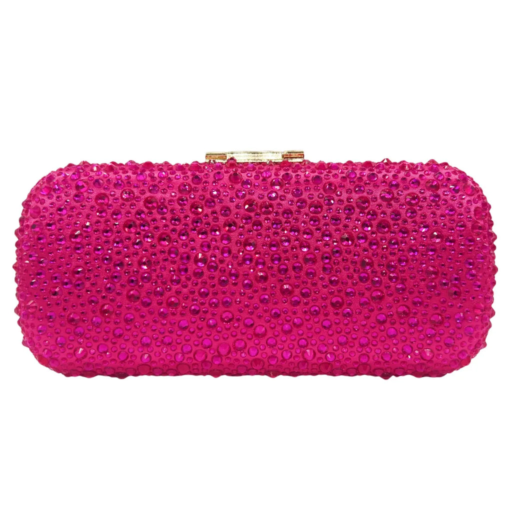Elegant Crystal Evening Bag - Sparkling Diamond Clutch
