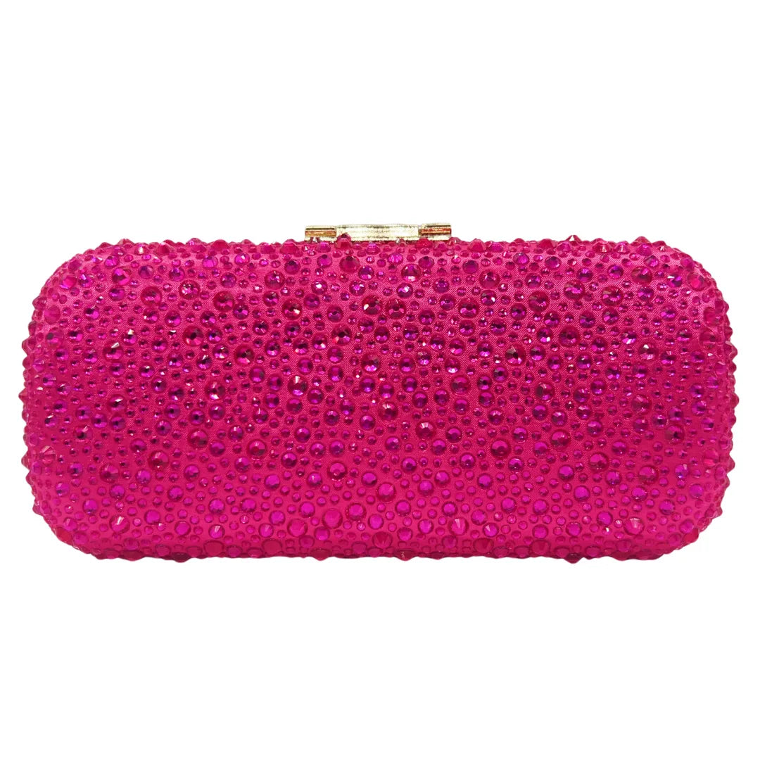 Elegant Crystal Evening Bag - Sparkling Diamond Clutch