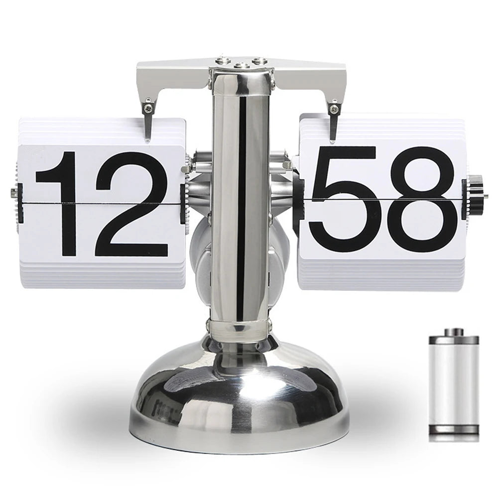 Elegant Automatic Flipping Clock - Modern Home Decor