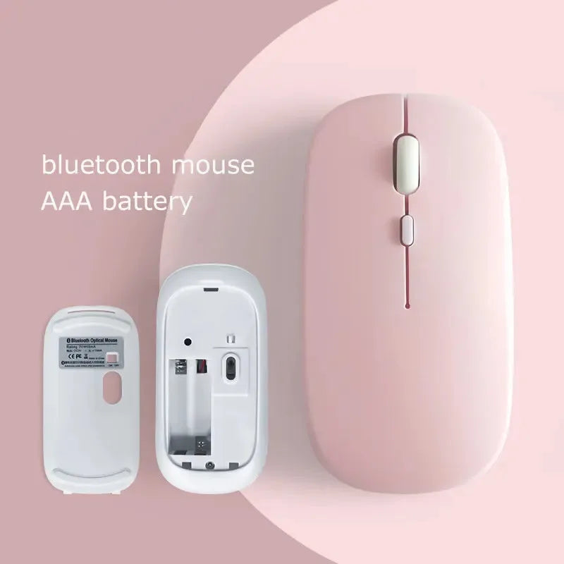 Premium Bluetooth Mouse - Portable Ergonomic for Laptop & Tablet