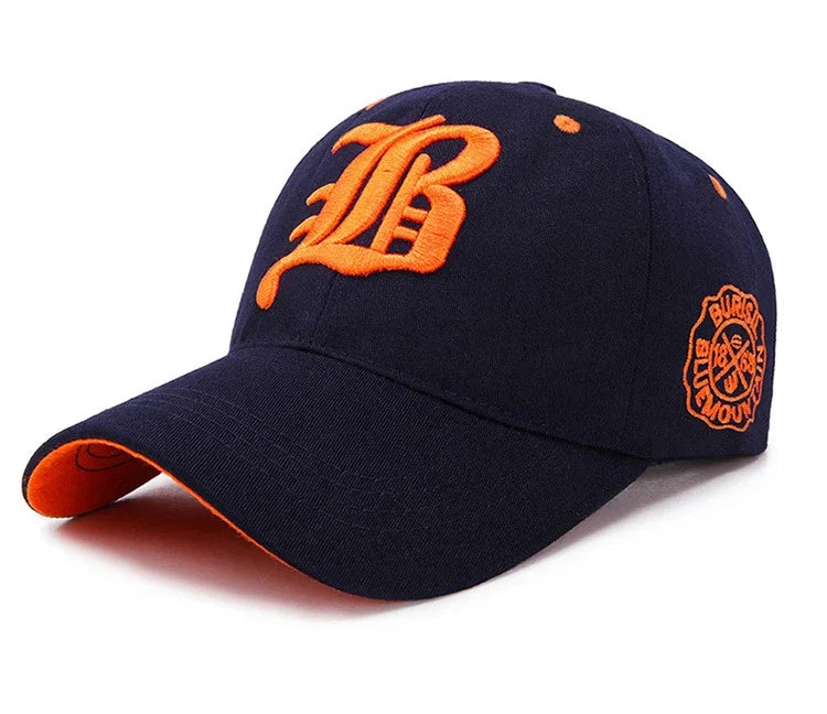 Premium Cotton Baseball Cap - Embroidered Snapback