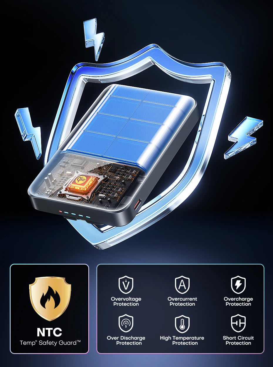 Premium Qi2 Magnetic Power Bank 35W - 10000mAh Fast Wireless Charger