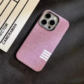 Premium Linen Magnetic Phone Case for iPhone - Retro Style Protection