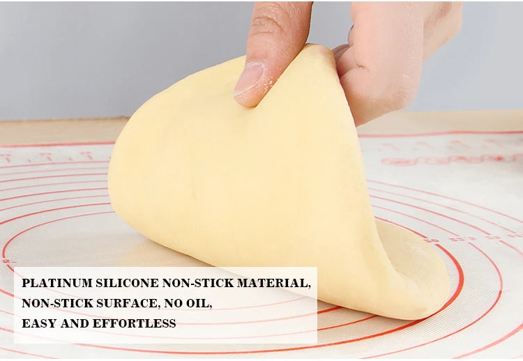 Professional Silicone Baking Mat - Non-Stick Dough Pad