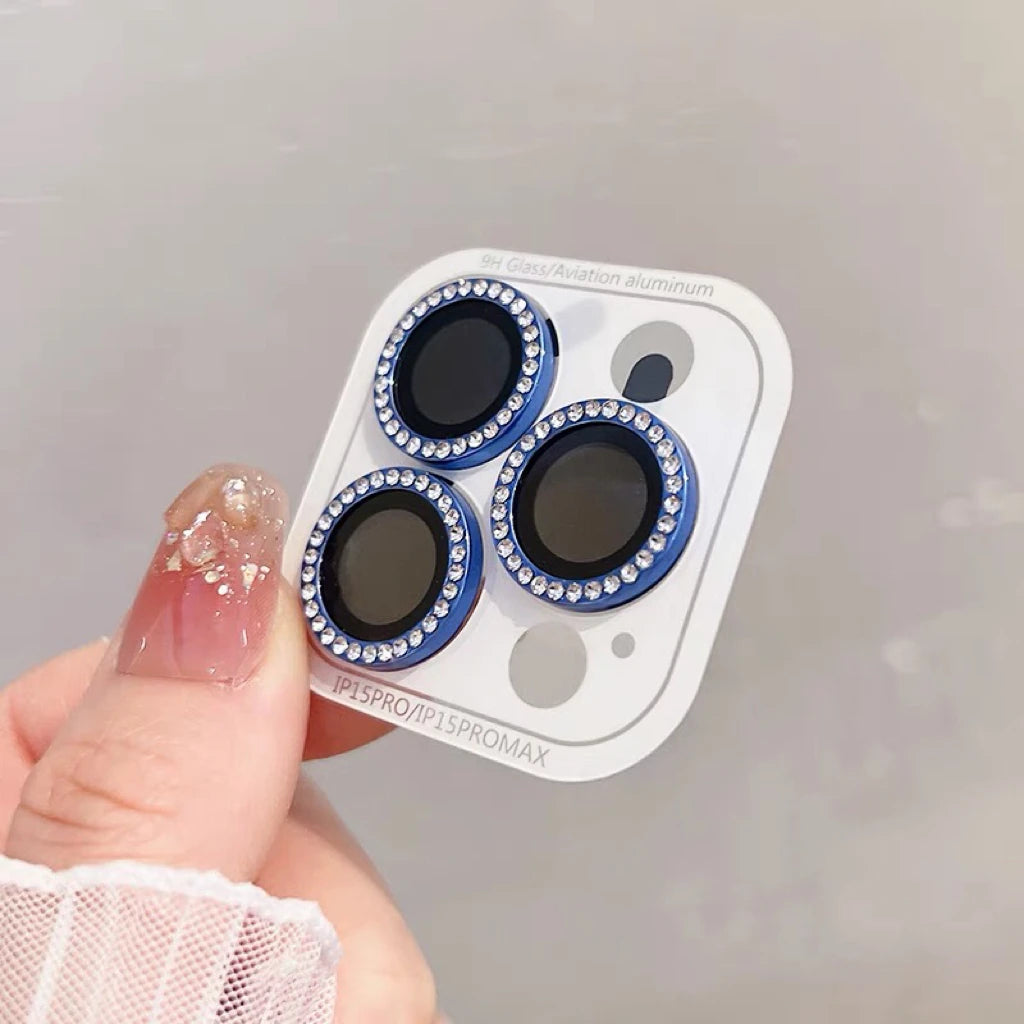 Luxury Diamond Camera Protector for iPhone - Glitter Lens Cap