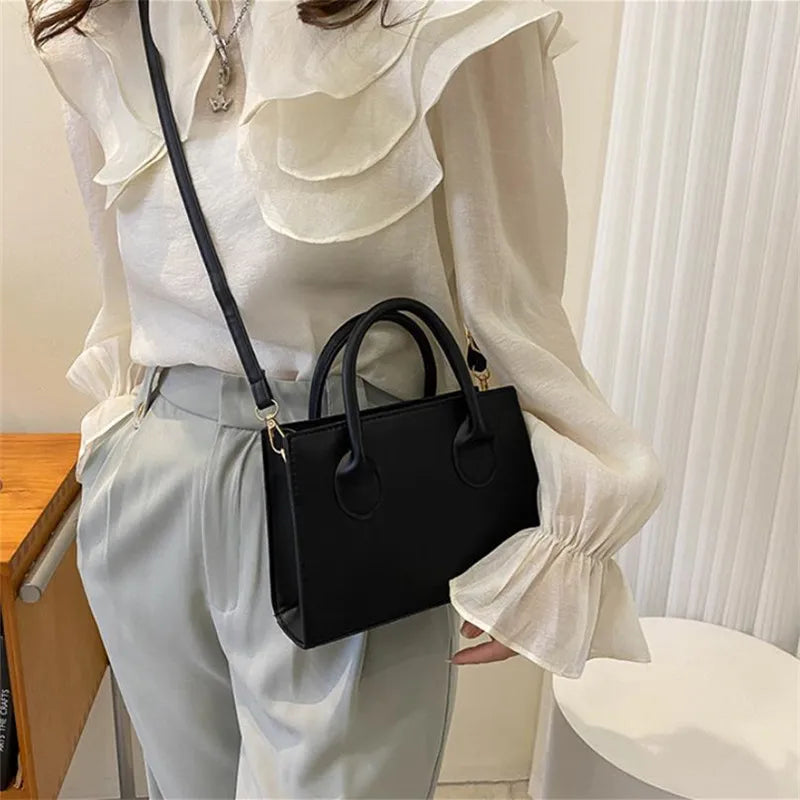 Elegant Mini Crossbody Bag - Chic Top Handle Design