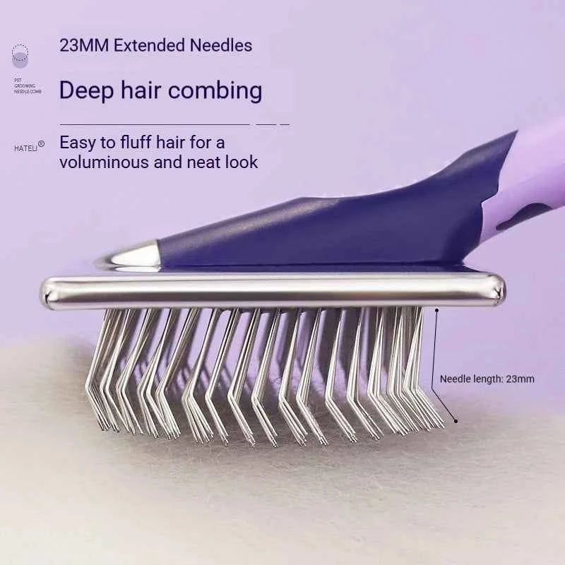 Premium Pet Grooming Brush - Thick Hair & Long Hair