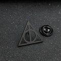 Premium Deathly Hallows Brooch - Metal Lapel Pin & Badge