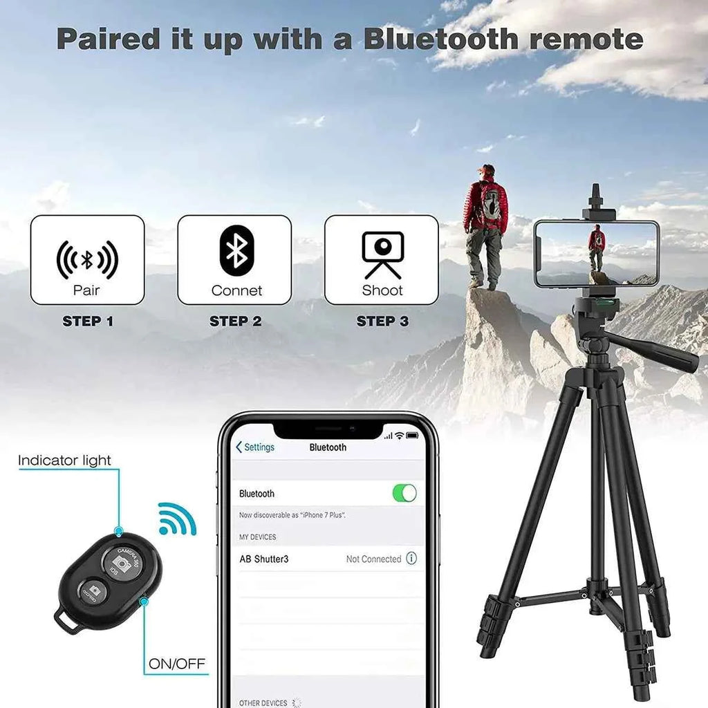 Professional Mobile Tripod for Phone - Lightweight & Adjustable