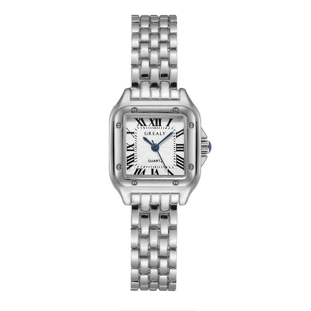 Elegant Women's Gold Stainless Steel Watch - Luxury Quartz Wristwatch