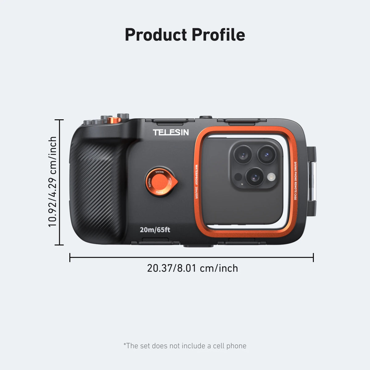 Professional Waterproof Phone Case - 20m Underwater Diving Grip