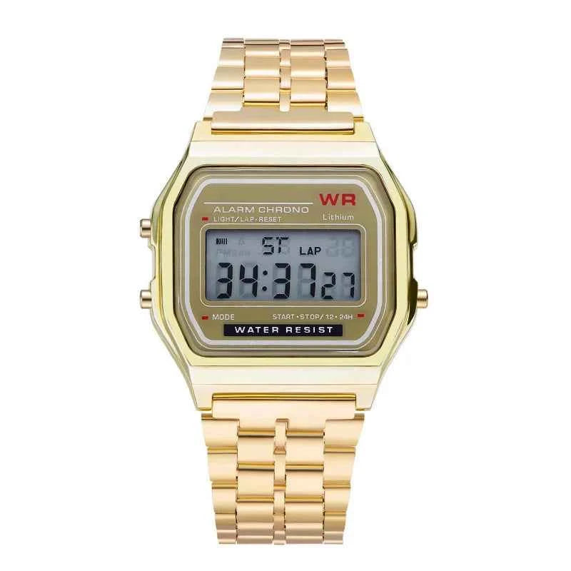Elegant Digital Sports Watch - Multi-Functional LED Timepiece