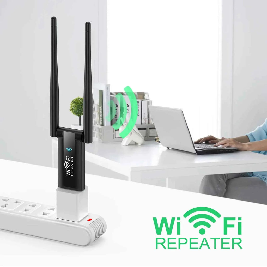 Premium Wireless USB WiFi Repeater Extender - 300Mbps Amplifier